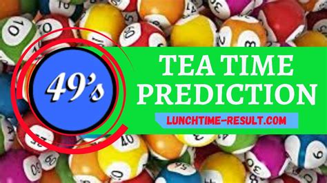 Each number consists of six numbers, followed by a booster. . Teatime prediction for today 2022